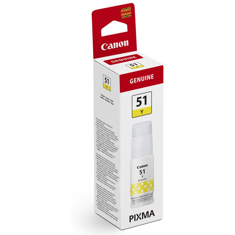 Canon Gi 51y Yellow Ink Bottle 4548c001 Fusion Office