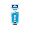 Epson 114 Cyan Ecotank Ink Bottle C13t07b240 Fusion Office