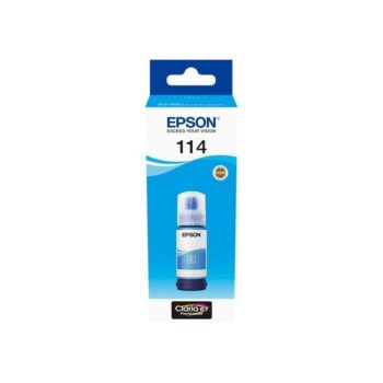 Epson 114 Cyan Ecotank Ink Bottle C13t07b240 Fusion Office