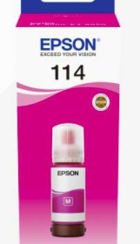 Epson 114 Magenta Ecotank Ink Bottle C13t07b340 Fusion Office