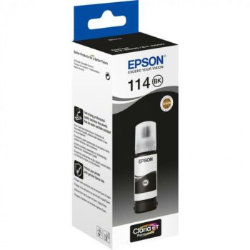 Epson 114 Pigment Black Ecotank Ink Bottle C13t07a140 Fusion Office