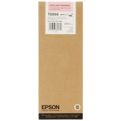 Epson T6066 Light Magenta Ink Cartridge C13t606600 Fusion Office