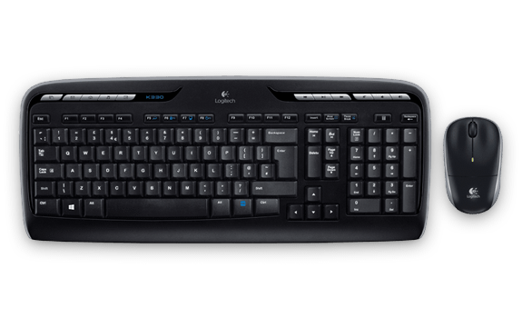 Logitech Mk330 Wireless Combo Keyboard Mouse 920 003986 Fusion Office