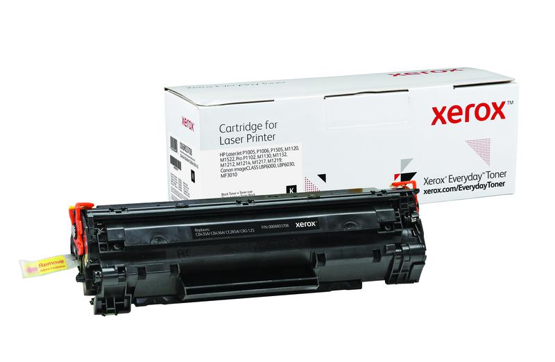 Xerox Toner For Hp Cb435a Cb436a Ce285a Crg 125 Black Xet 006r03708 Fusion Office