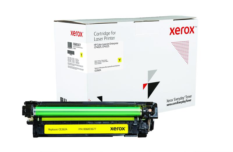 Xerox Toner For Hp Ce262a Yellow Xet 006r03677 Fusion Office