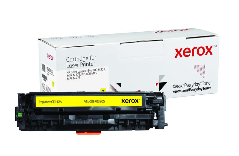 Xerox Toner For Hp Ce412a Yellow Xet 006r03805 Fusion Office