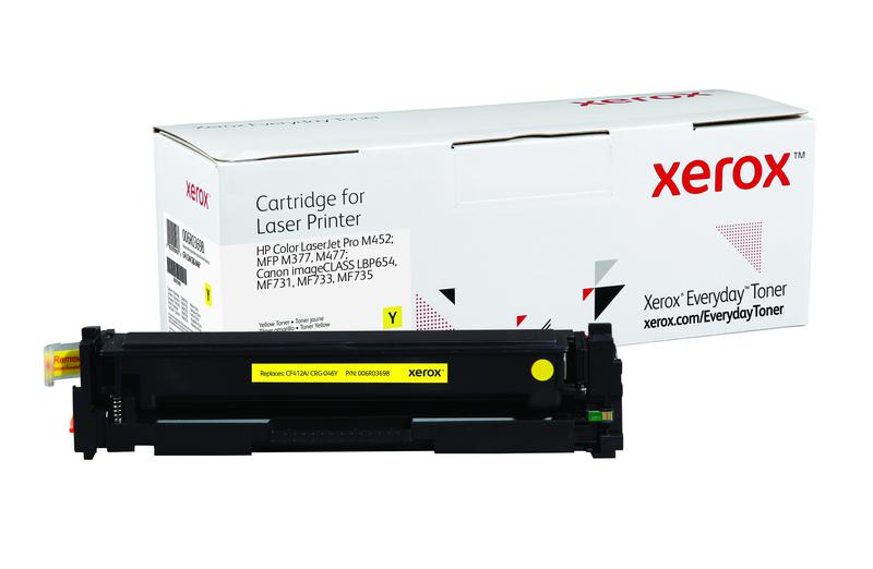 Xerox Toner For Hp Cf412a Crg 046y Yellow Xet 006r03698 Fusion Office