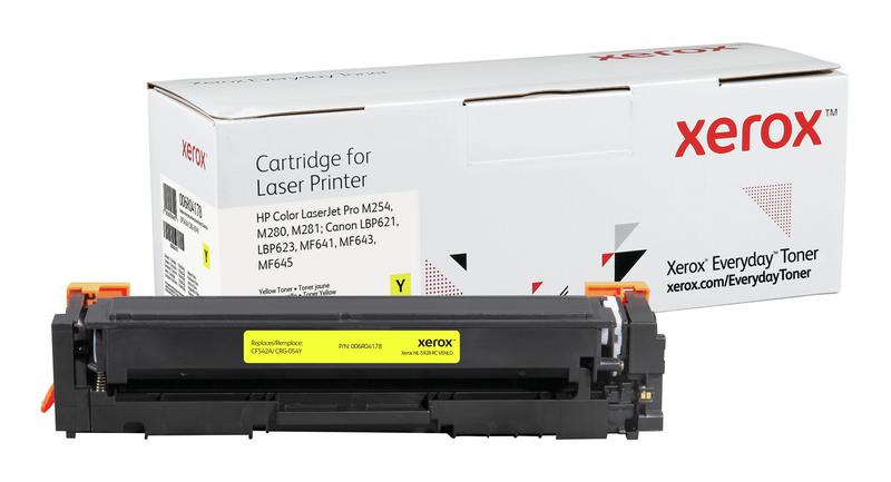 Xerox Toner For Hp Cf542a Crg 054y Yellow Xet 006r04178 Fusion Office