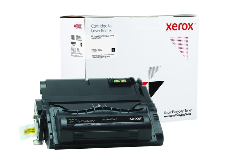 Xerox Toner For Hp Q5942x Q1339a Q5945a Black Xet 006r03663 Fusion Office