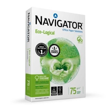 Navigator Eco-logical Paper A4 White 75gsm (5x500) Box - Fusion Office UK