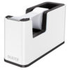 Leitz WOW Dual Colour Tape Dispenser & Tape White/Black 53641095