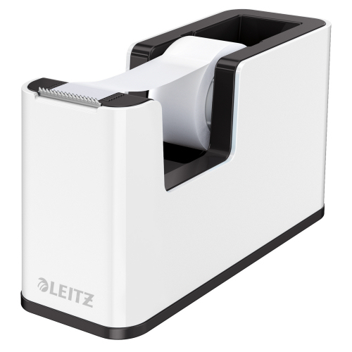 Leitz WOW Dual Colour Tape Dispenser & Tape White/Black 53641095