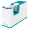 Leitz WOW Dual Colour Tape Dispenser & Tape White/Ice Blue 53641051