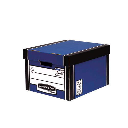 Bankers Box Premium Classic Boxes Blue 7250617 - Pack 5