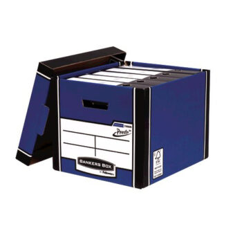 Bankers Box Premium Tall Boxes Blue 7260618 - Pack 5