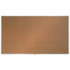 Enhance your workspace with the Nobo Widescreen Cork Notice Board measuring 1220x690mm. Perfect for displaying important notes and reminders this stylish cork board adds a touch of organisation to any office or home environment.