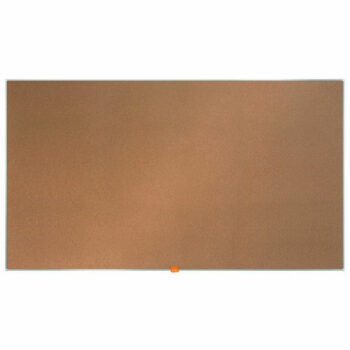 Enhance your workspace with the Nobo Widescreen Cork Notice Board measuring 1220x690mm. Perfect for displaying important notes and reminders this stylish cork board adds a touch of organisation to any office or home environment.