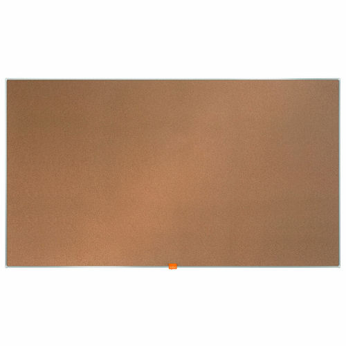 Enhance your workspace with the Nobo Widescreen Cork Notice Board measuring 1220x690mm. Perfect for displaying important notes and reminders this stylish cork board adds a touch of organisation to any office or home environment.