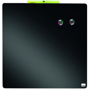 Nobo Magnetic Square Tile Drywipe Board 360x360mm Black 1903774