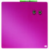 Nobo Magnetic Square Tile Drywipe Board 360x360mm Pink 1903803