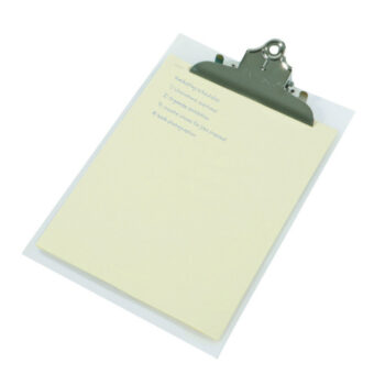 Rapesco Heavy Duty Clipboard Frosted Transparent A4 0888