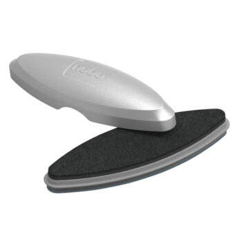 Nobo Glass Whiteboard Eraser Silver 1904100