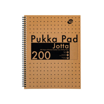 Pukka Pad Kraft Jotta Notebooks A4 9565-KRA - Pack 3