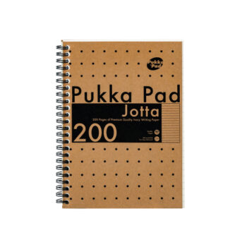 Pukka Pad Kraft Jotta Notebooks A5 9567-KRA - Pack 3