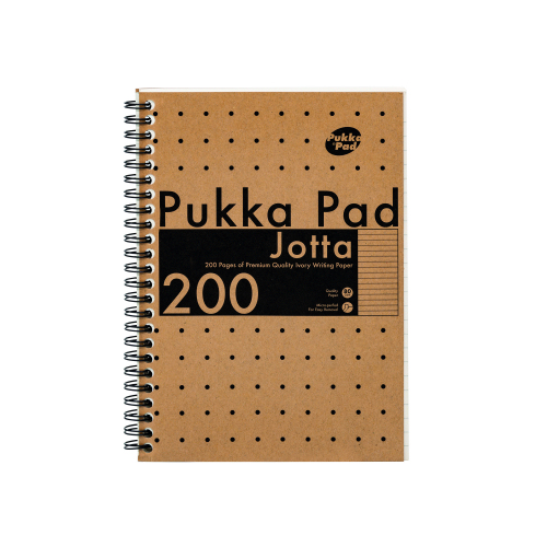Pukka Pad Kraft Jotta Notebooks A5 9567-KRA - Pack 3