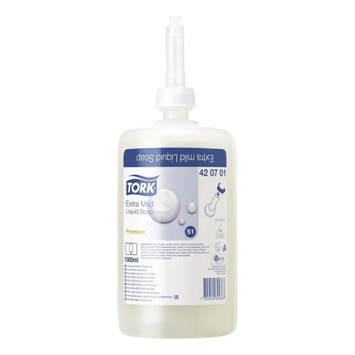 Tork S1 Extra Mild Liquid Soap 1 Litre 420701 - Pack 6