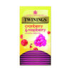 Twinings Cranberry Raspberry and Elderflower Tea Bags - Pack 20