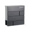 Phoenix Estilo Letter Box 370x105x370mm Graphite Grey MB0121KA