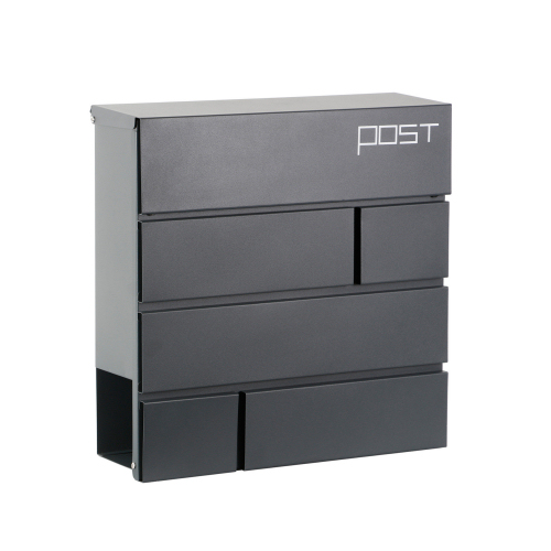 Phoenix Estilo Letter Box 370x105x370mm Graphite Grey MB0121KA
