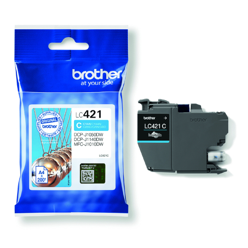 Brother LC-421C Cyan Inkjet Cartridge LC421C
