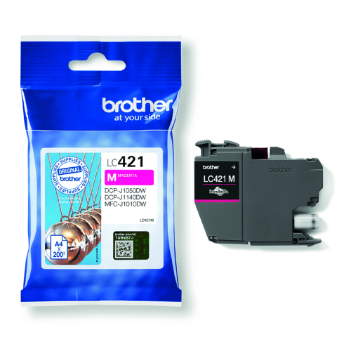 Brother LC-421M Magenta Inkjet Cartridge LC421M