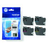 Brother LC-421VAL Inkjet Cartridges Black / Cyan / Magenta / Yellow LC421VAL