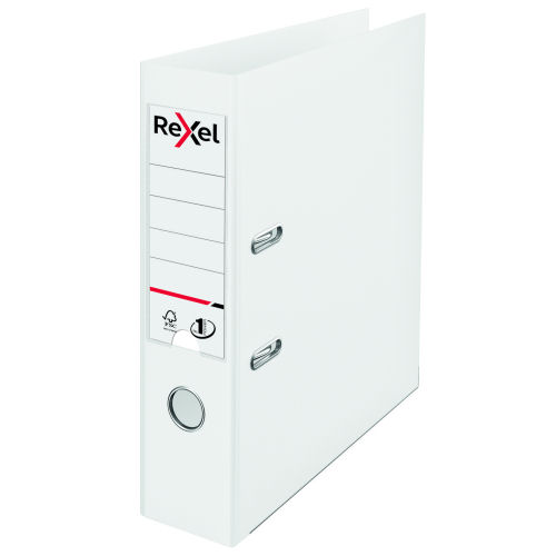 Rexel Choices Lever Arch Files White 75mm A4 2115502