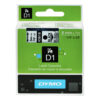 DYMO D1 Label Black on Clear 43610 6mm x 7m S0720770