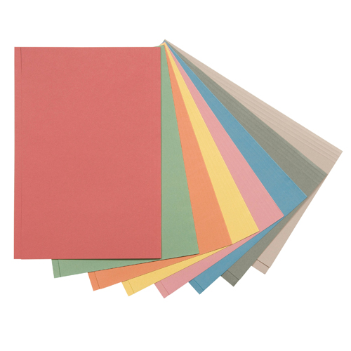 Guildhall Square Cut Folders 250gsm Mauve FS250-MVEZ - Pack 100