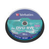 Verbatim DVD-RW 4x Spindle 4.7gb 43552 - Pack 10