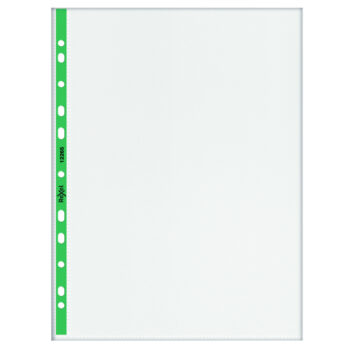 Rexel CopyKing A4 Punched Pockets Glass Clear 2115705 - Pack 25