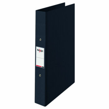 Rexel Choices Polypropylene Ring Binders A4 25mm Black 2115563 - Pack 10