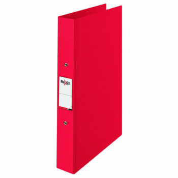 Rexel Choices Polypropylene Ring Binders A4 25mm Red 2115566 - Pack 10