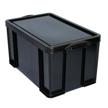 Really Useful Storage Box Black 84 Litres 84BK