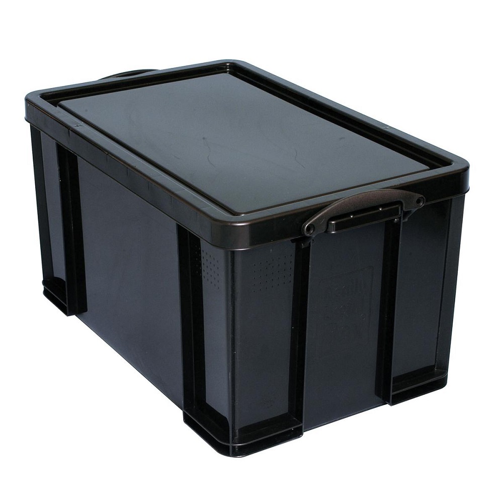 Really Useful Storage Box Black 84 Litres 84BK