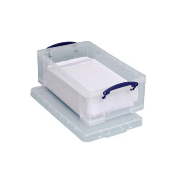 Really Useful Storage Box Clear 12 Litres 12C