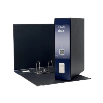Esselte DOX Lever-Arch Files A4 Blue 80mm D26104 Pack 6 - Fusion Office UK