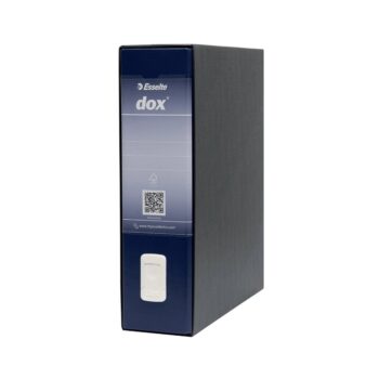 Esselte DOX Lever-Arch Files A4 Blue 80mm D26104 Pack 6 - In Case - Fusion Office UK