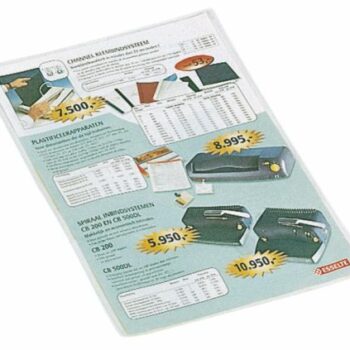 Esselte A4 Card Holders Glass Clear Portrait 47774 Pack 100 Fusion Office