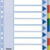 Esselte A4 Dividers 10 Part Polypropylene 15261 Pack 10 Fusion Office